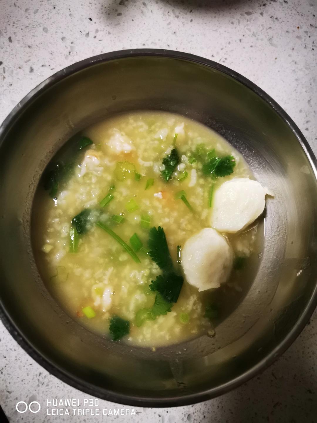 鲜虾粥