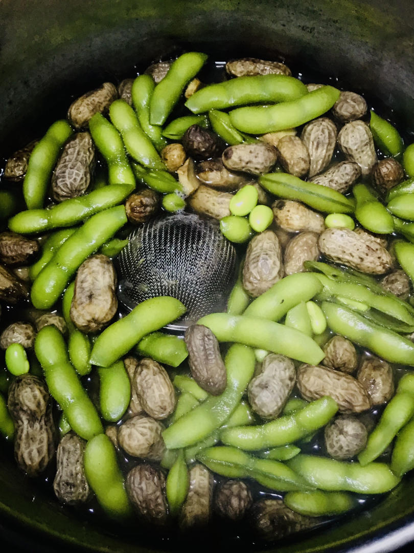 夏日必备煮五香毛豆花生🥜