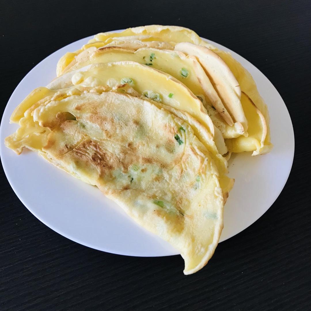 葱花蛋饼（快手营养早餐）