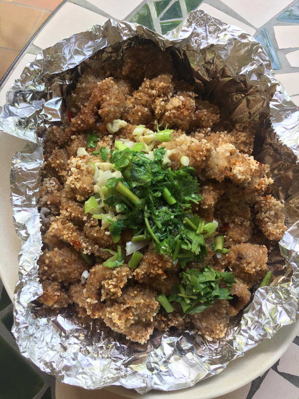 香炸了：小笼粉蒸牛肉