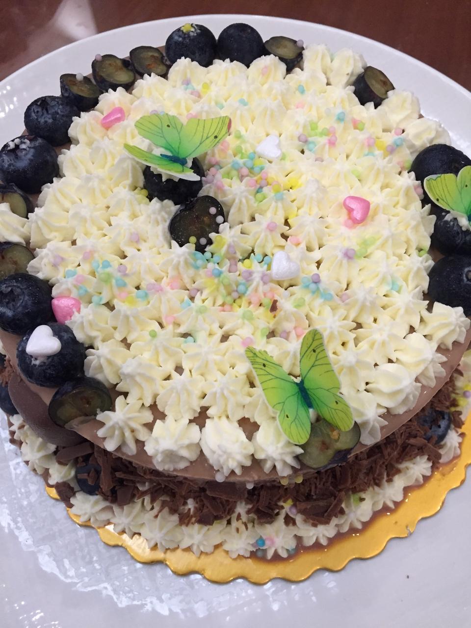 渐变蓝莓冻芝士蛋糕（免烤）