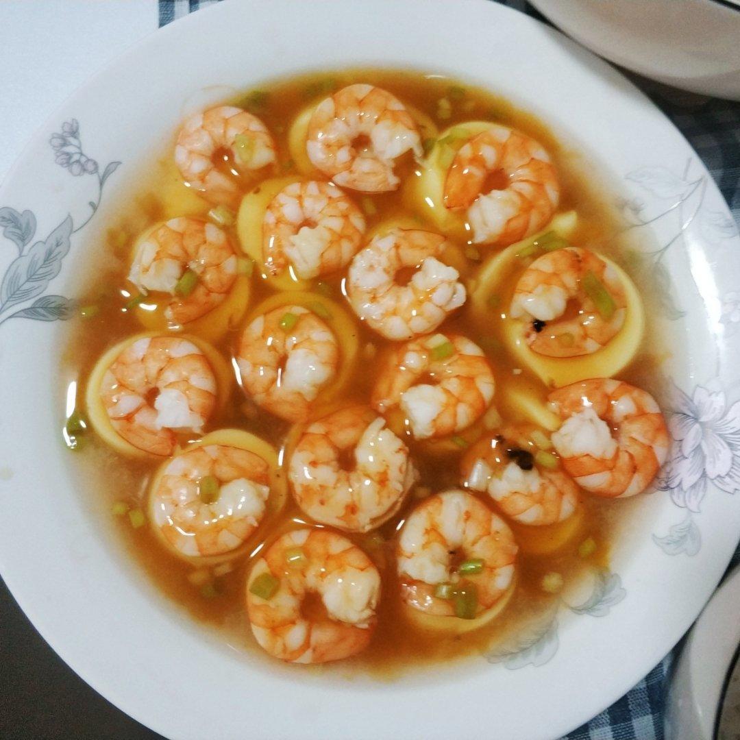 日本豆腐蒸虾仁