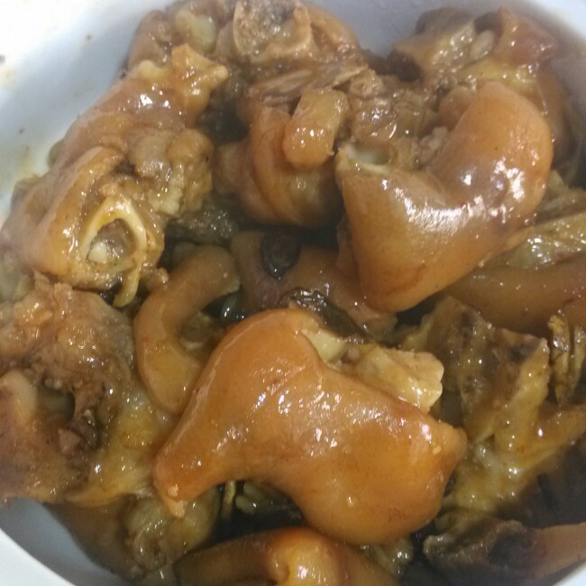 玫瑰腐乳猪蹄
