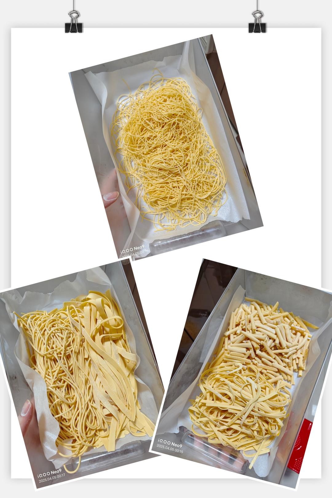 自制面条（九阳面条机）