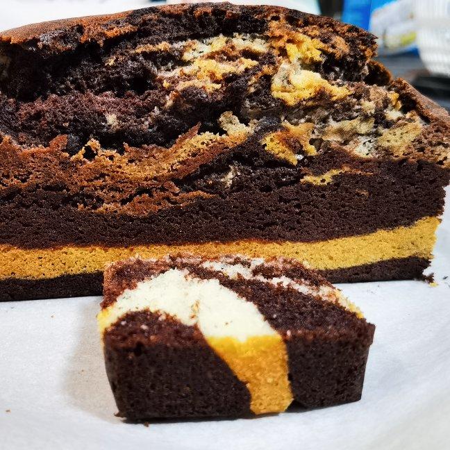 法国总统烘焙学院－香草巧克力大理石磅蛋糕