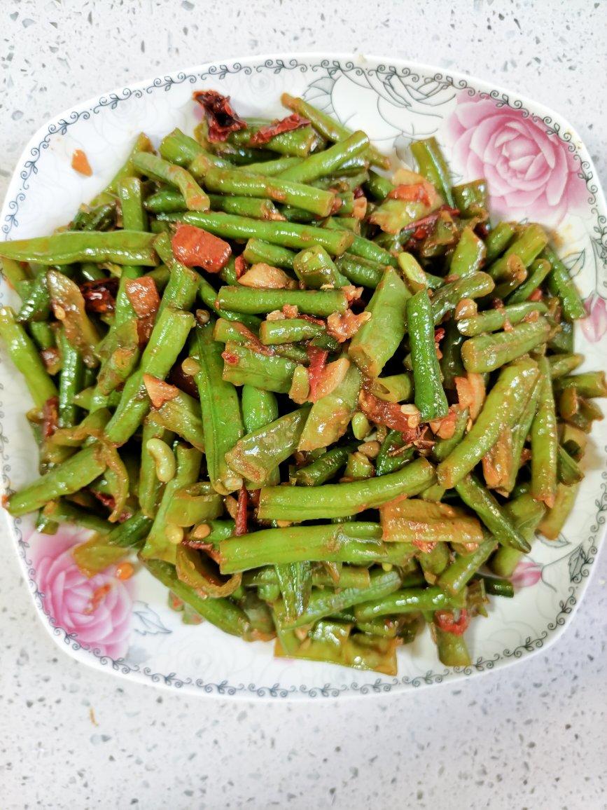 家常炒豆角