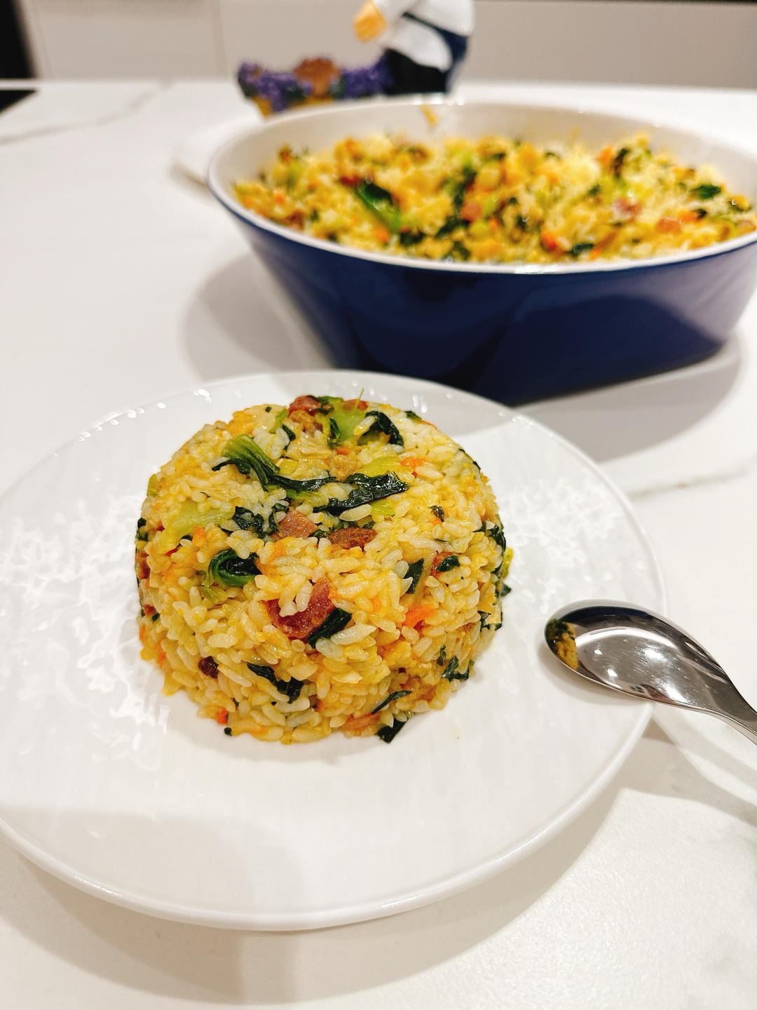 小美菜饭的做法