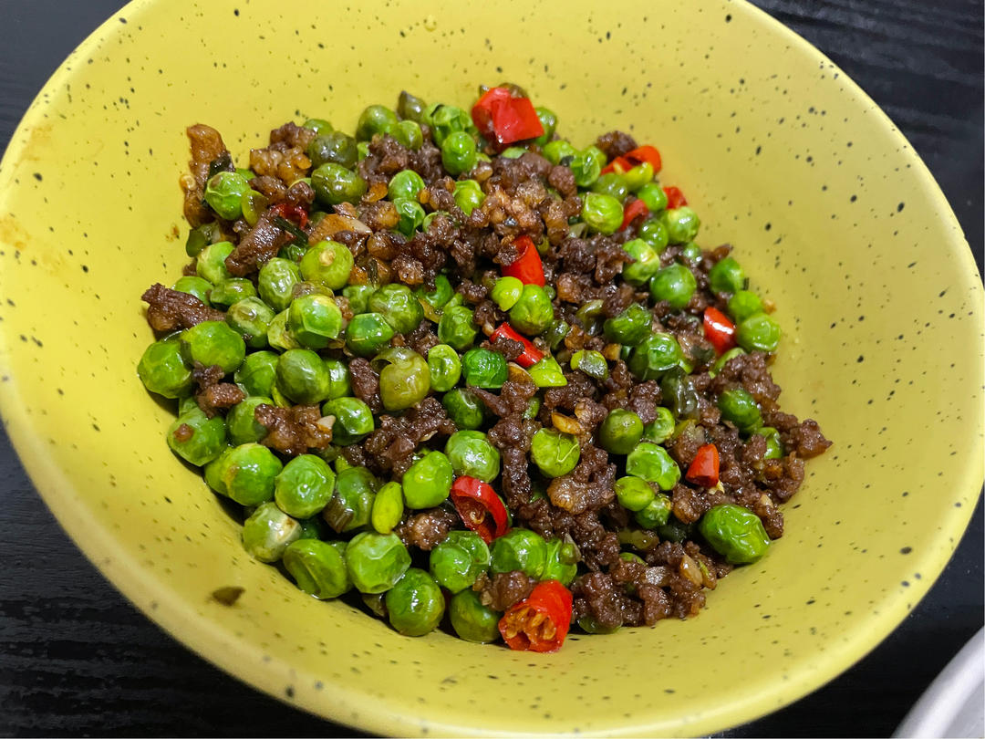 超下饭的豌豆肉沫