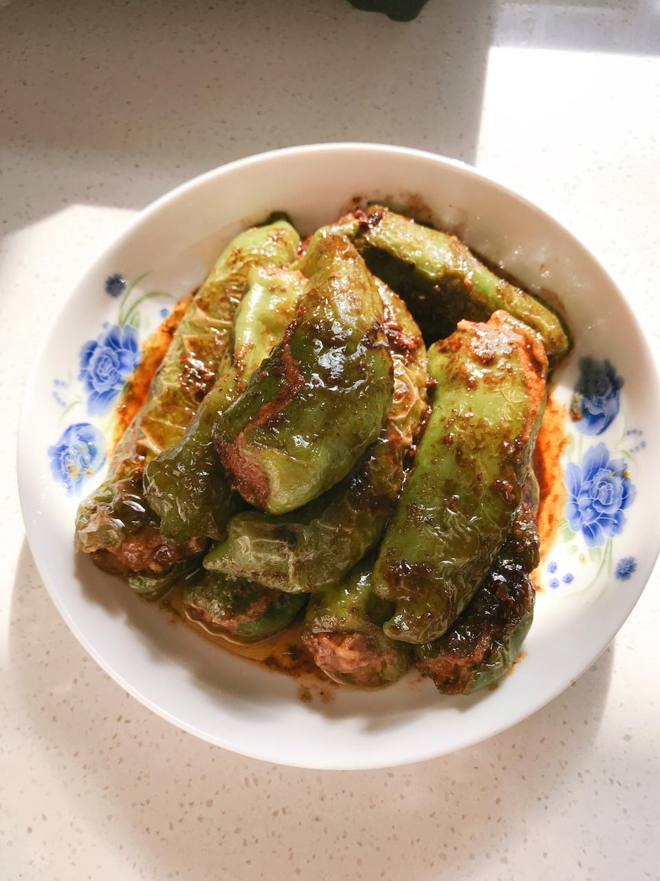 下饭菜肴--青椒酿肉
