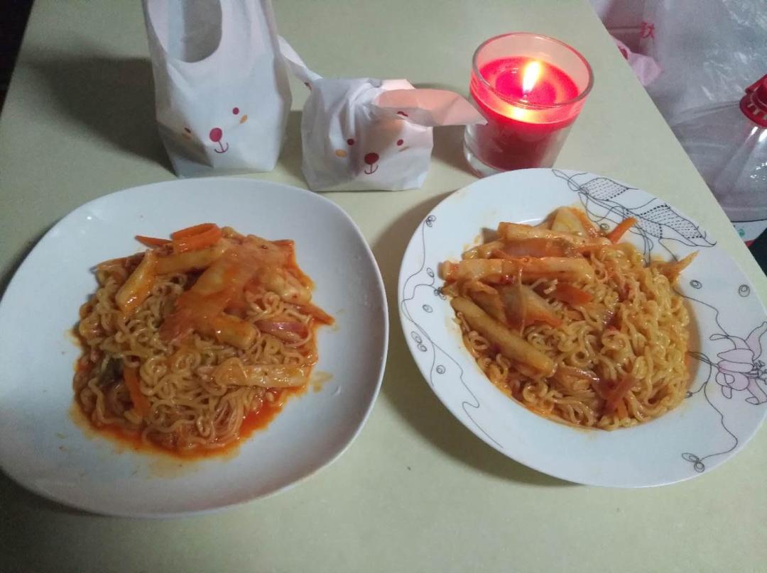 韩式辣炒年糕（or网红芝士套路之芝心年糕）