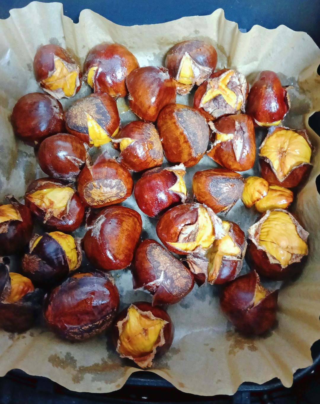 空气炸锅烤板栗🌰