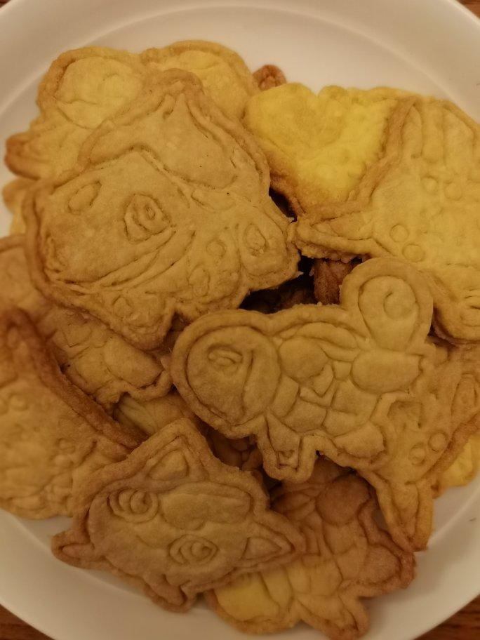卡通黄油饼干