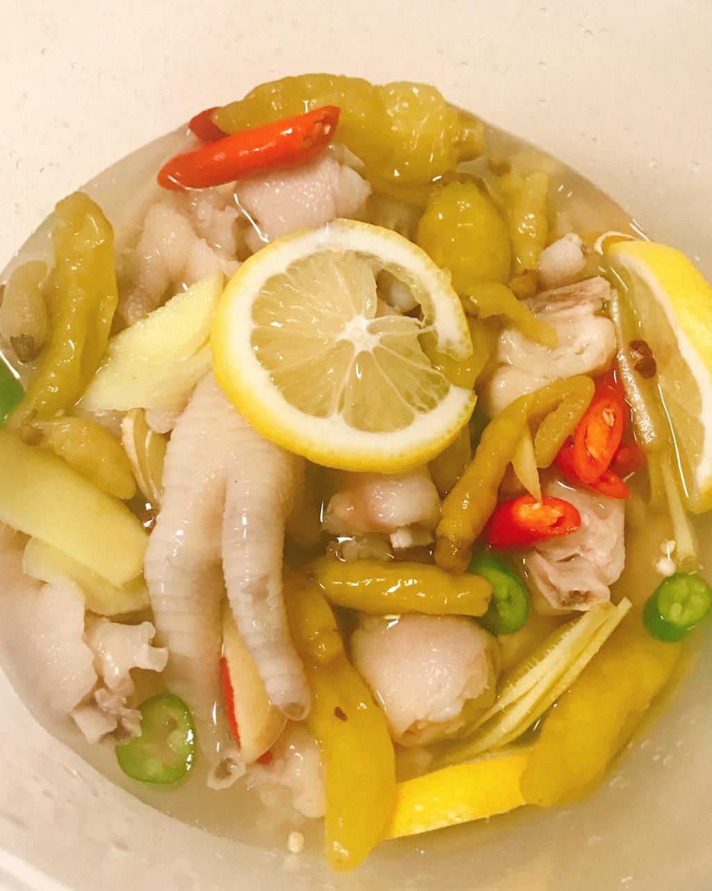 遥控器麻麻做的柠檬泡椒凤爪