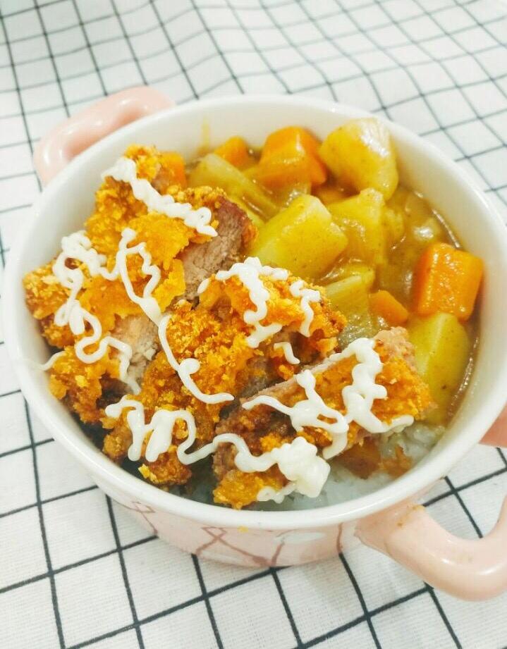 咖喱猪扒饭