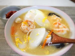 新年好寓意-清淡暖胃的韩国（年糕）面片汤的做法 步骤4