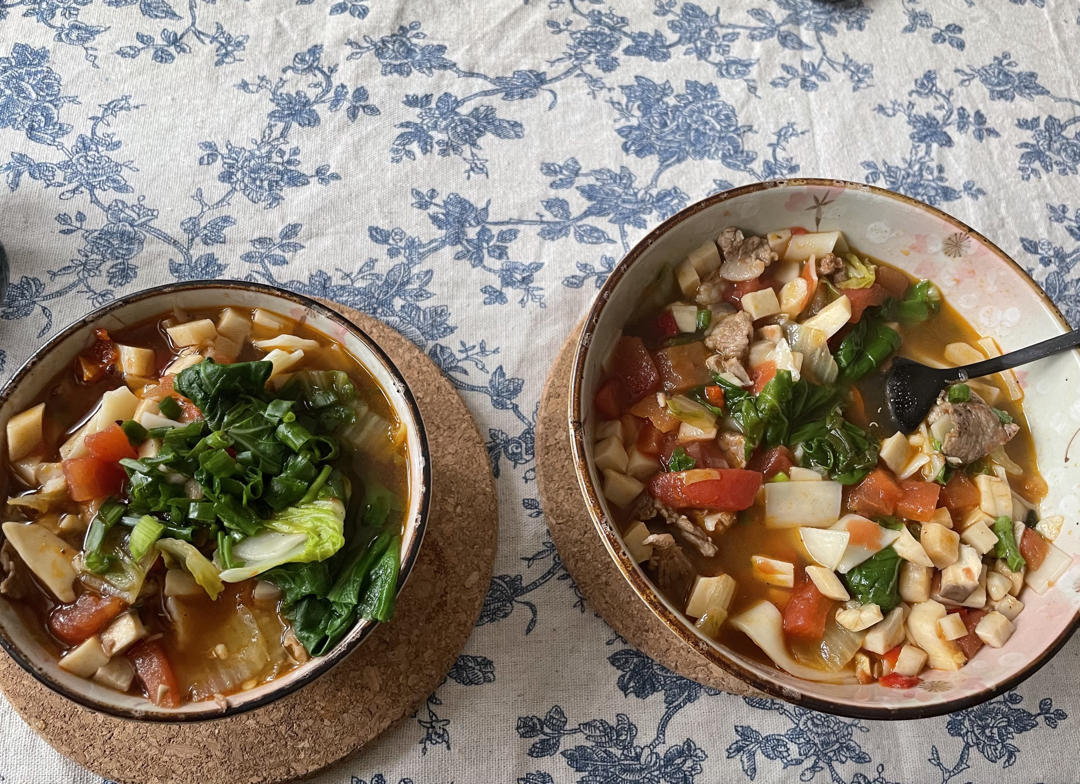 新疆汤饭（揪片子）附揪面片图解