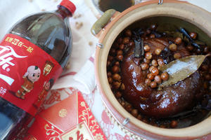 红包“豆”是我的——鹰嘴豆可乐焖圆蹄的做法 步骤8