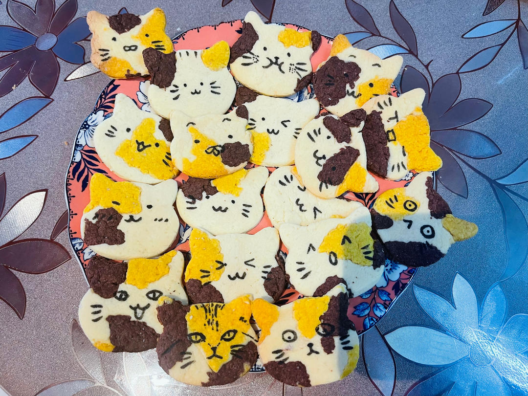 可爱猫咪曲奇饼干
