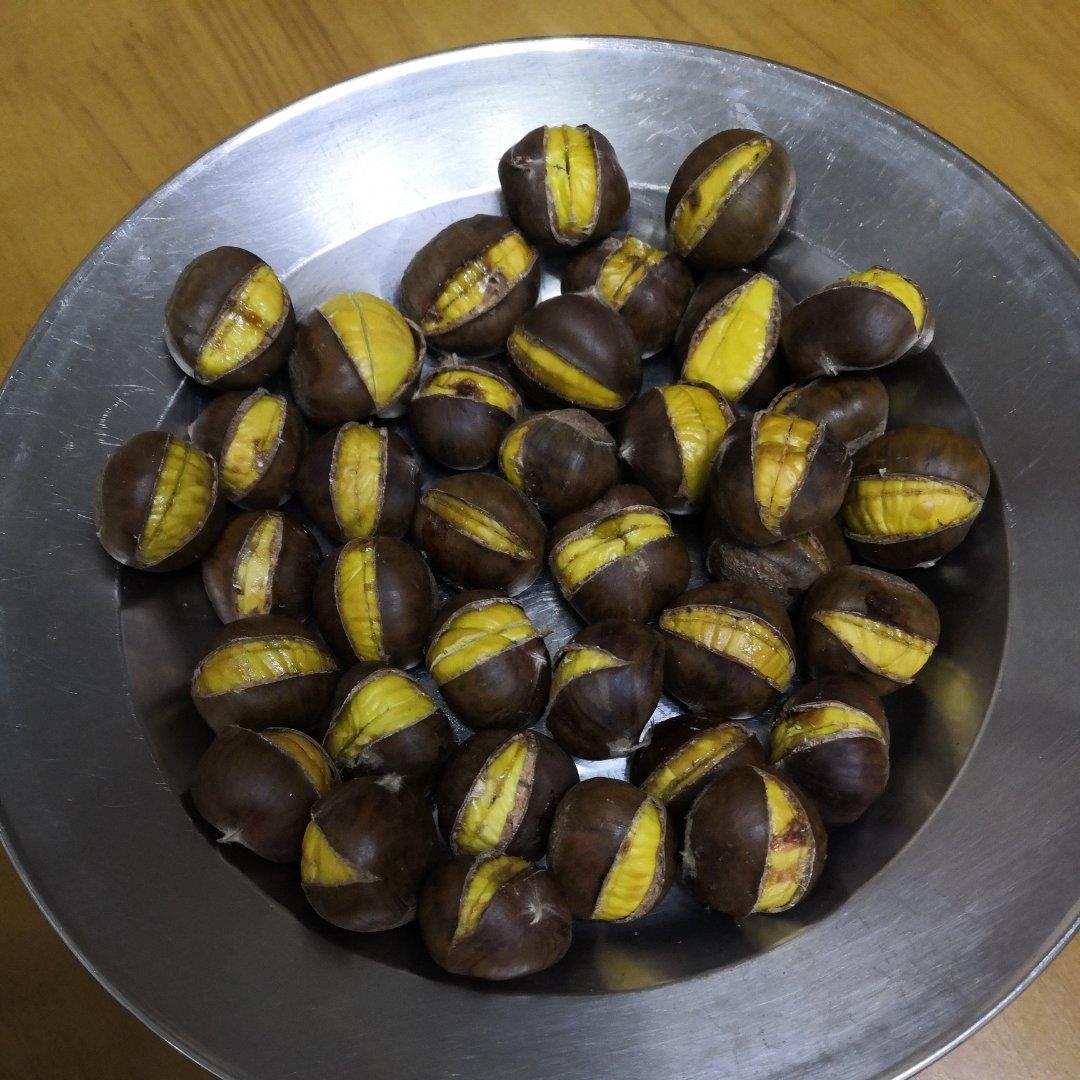 空气炸锅烤栗子