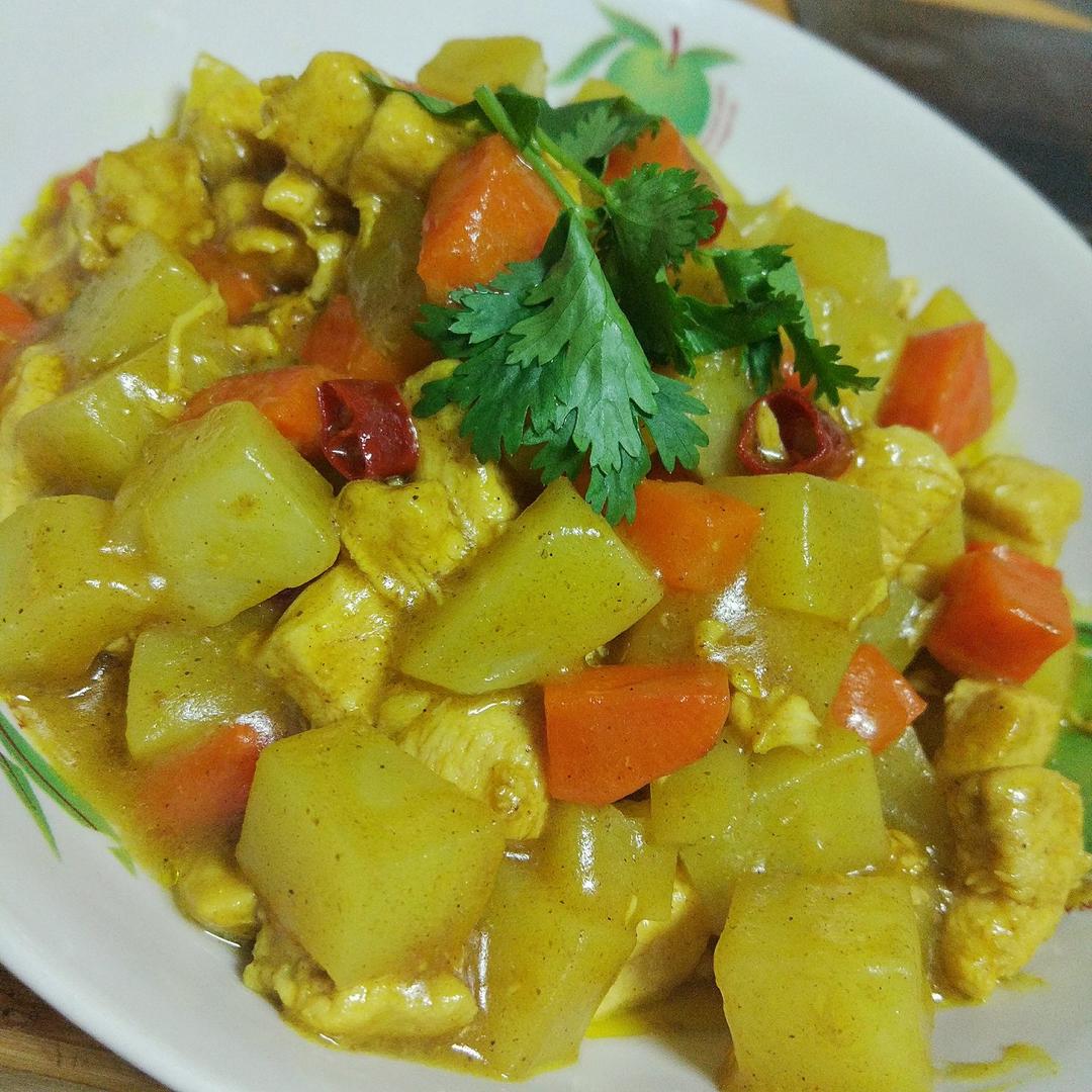 土豆咖喱鸡丁