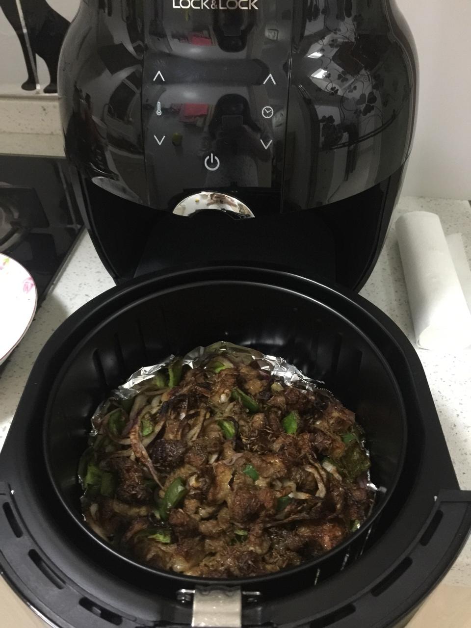 空气炸锅版~孜然羊肉