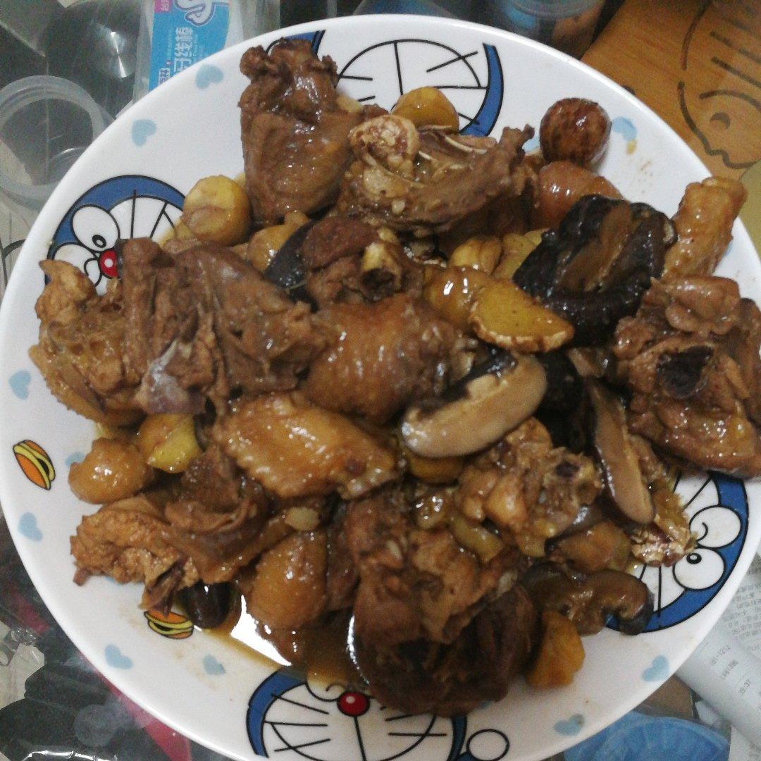 【栗子烧鸡】鸡肉都给你吃，栗子归我~
