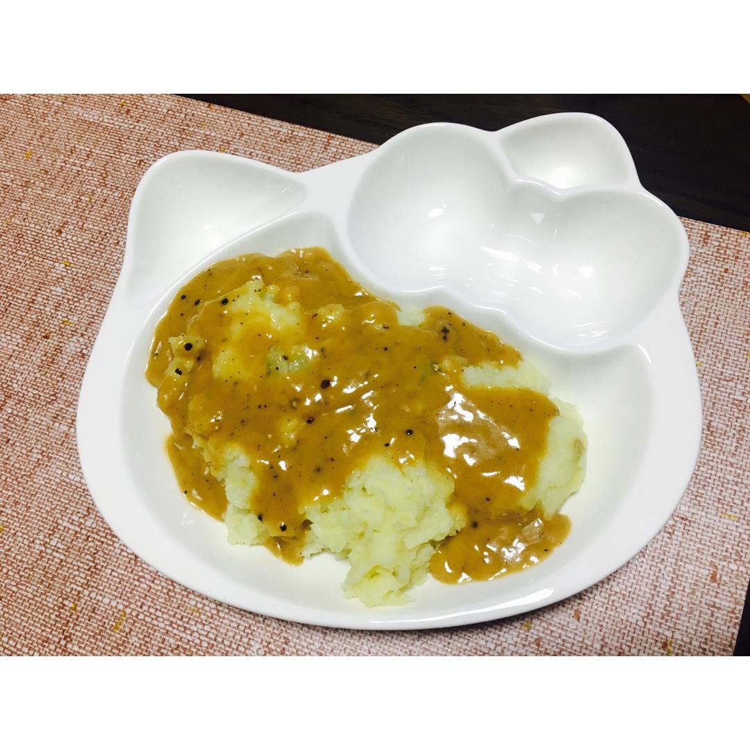 肯德基鸡汁土豆泥