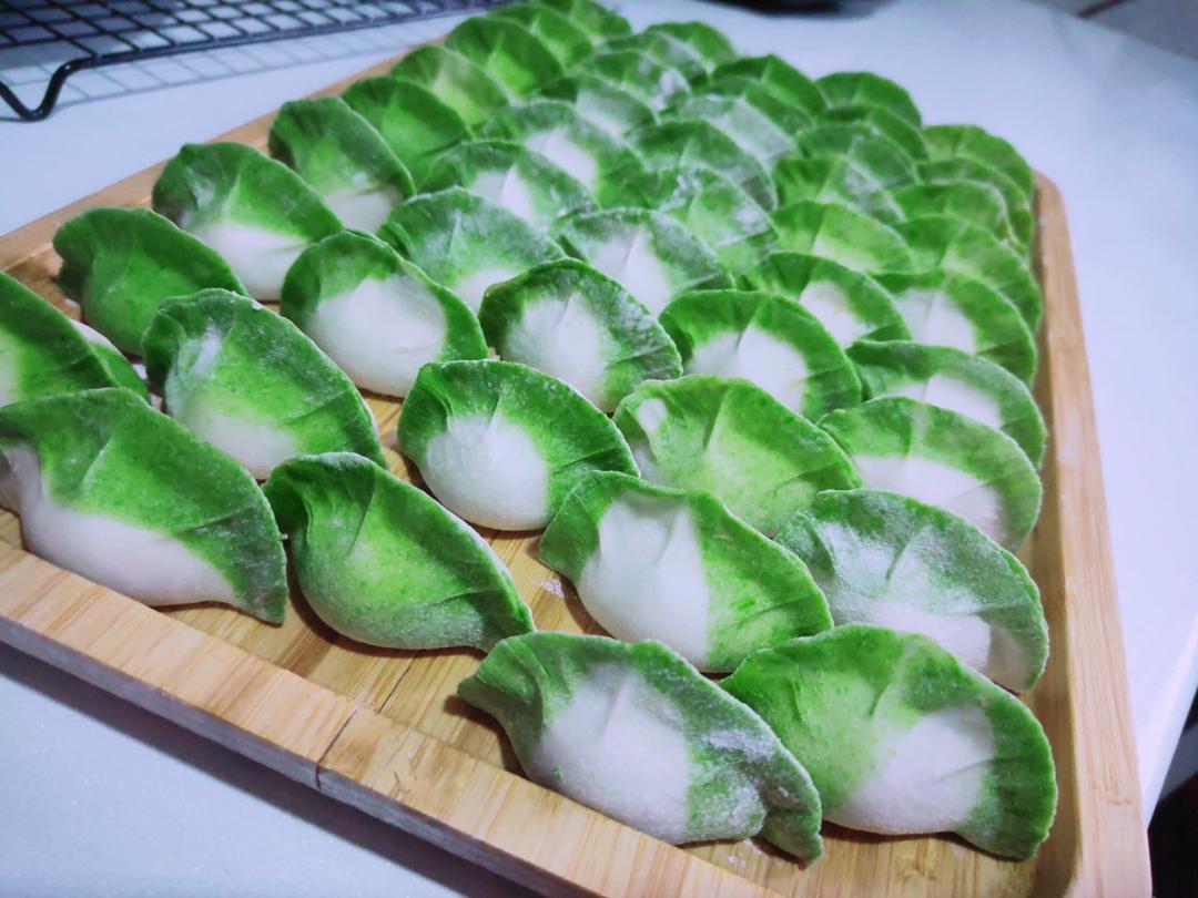 翡翠白玉饺子、白菜（百财）水饺、钱袋💰水饺、