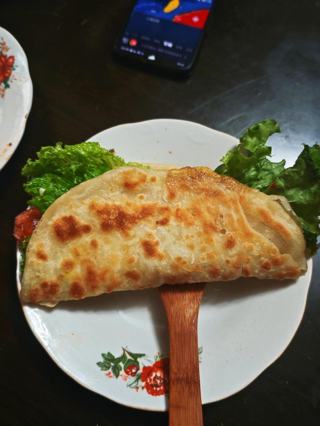 老式鸡蛋灌饼，巨好吃！