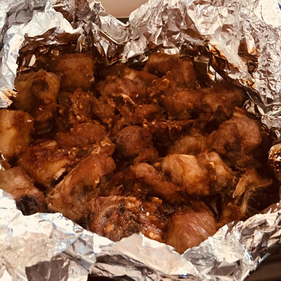 香到骨头里的蒜香排骨（烤箱）