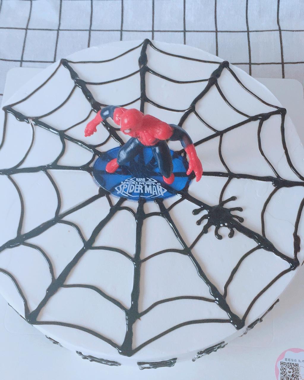 蜘蛛侠蛋糕