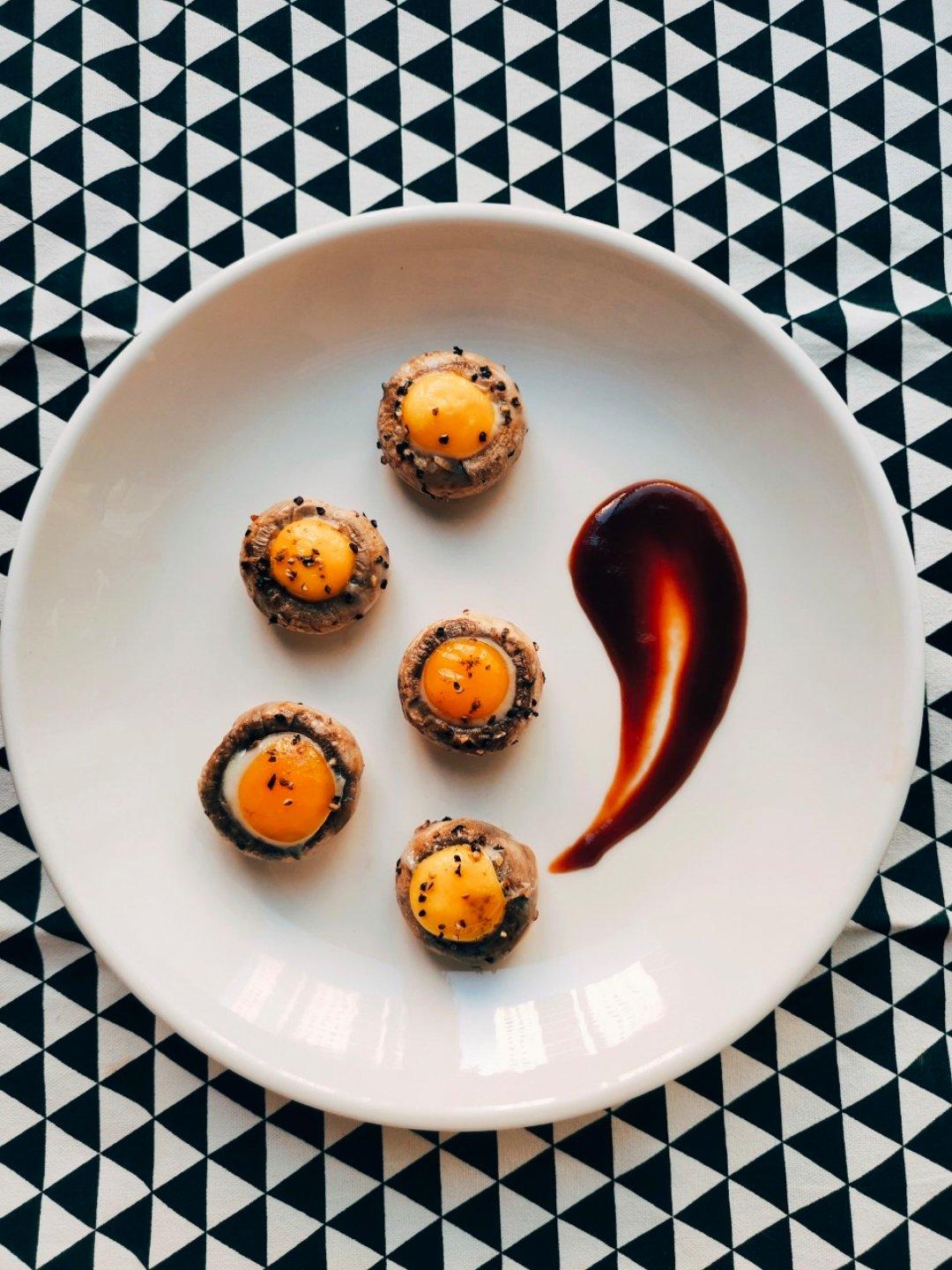 香烤口蘑鹌鹑蛋