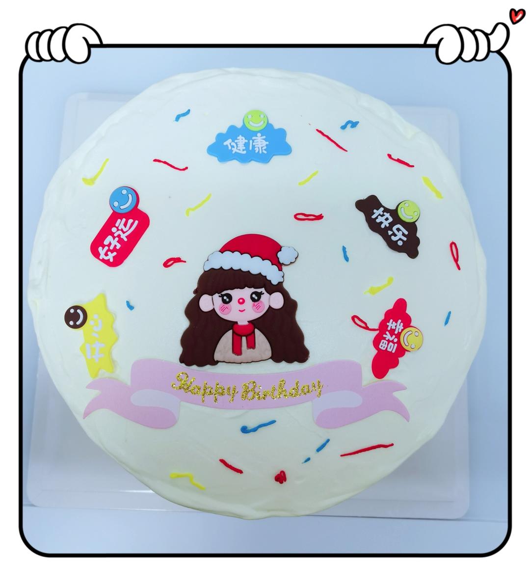 奶油霜手绘蛋糕（奶油霜的制作）