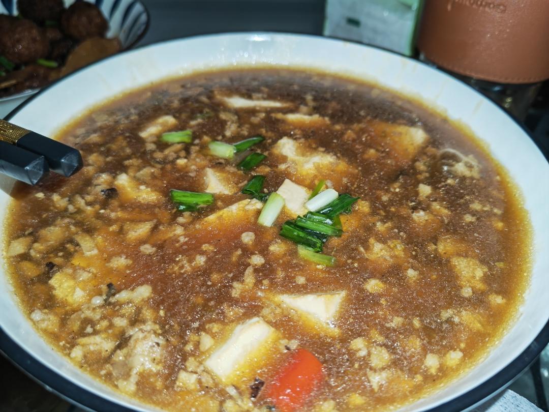 肉末嫩豆腐｜嫩滑口感爽口！这道快手菜超级下饭！！（减脂少油版）