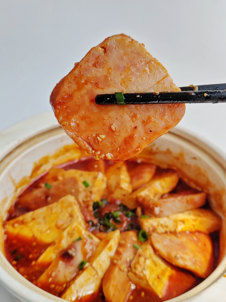 下饭神器🔥懒人韩式午餐肉豆腐锅的做法 步骤5