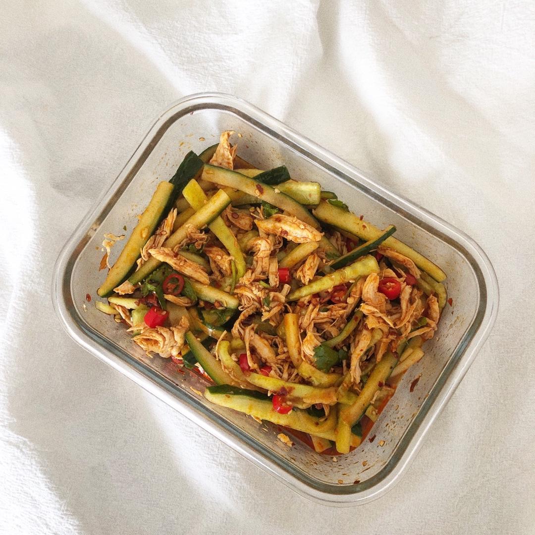 夏季清爽开胃🥒十分钟搞定🐤低脂凉拌鸡胸肉