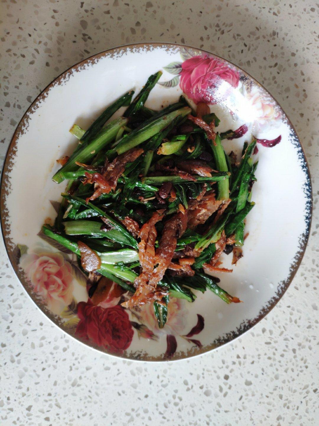 豆豉鲮鱼油麦菜