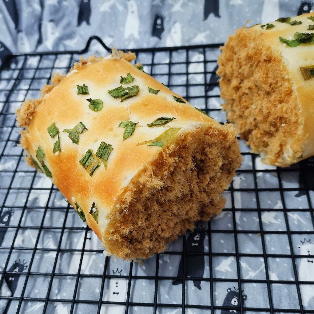 回忆的味道---肉松面包卷