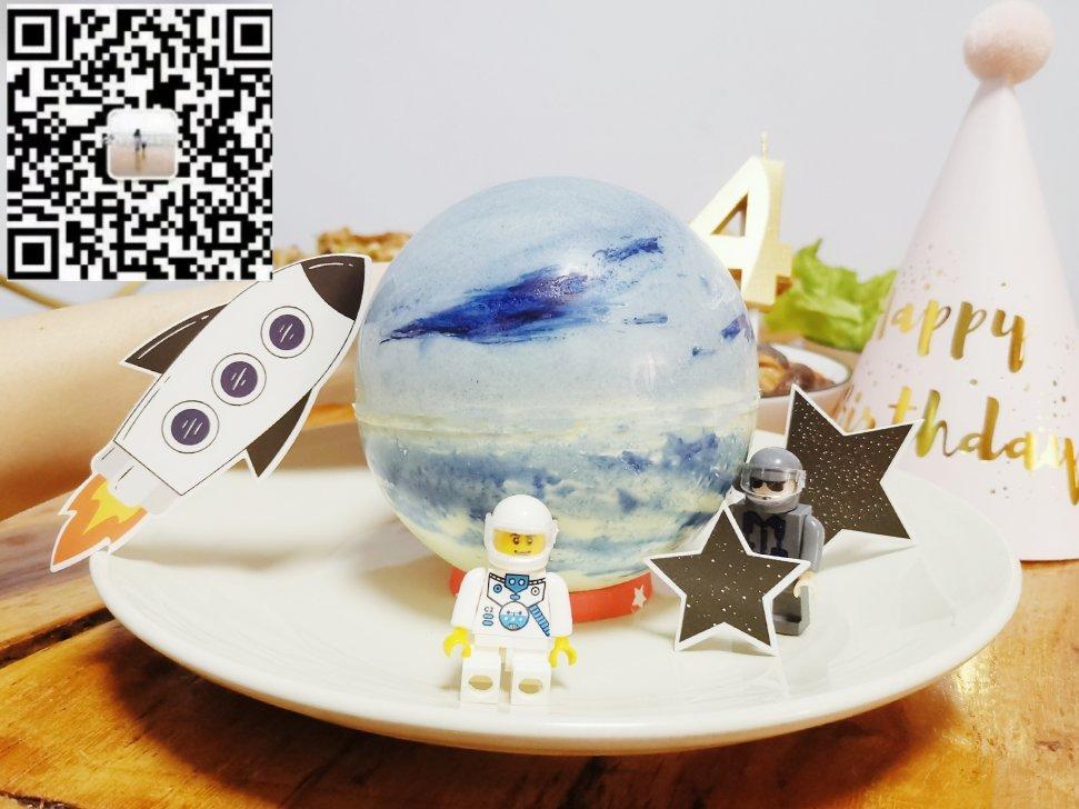 星球蛋糕，巧克力星空球蛋糕，简便版