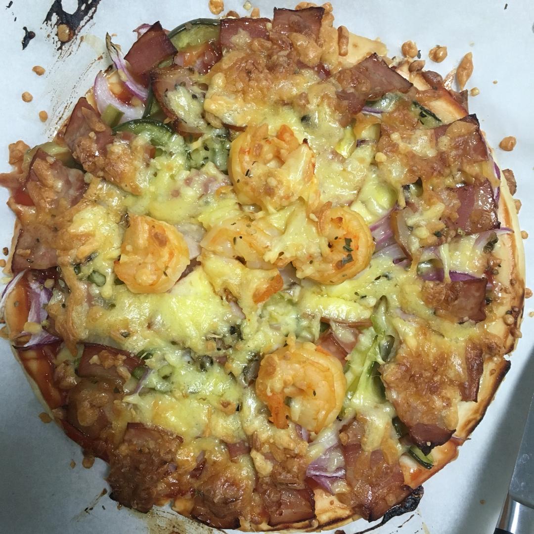 8寸纯手工什锦披萨