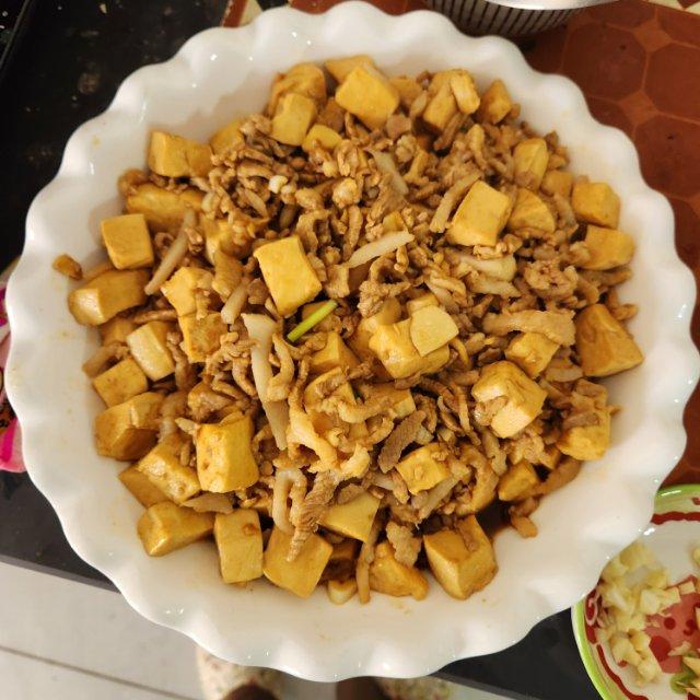 肉末烧豆腐