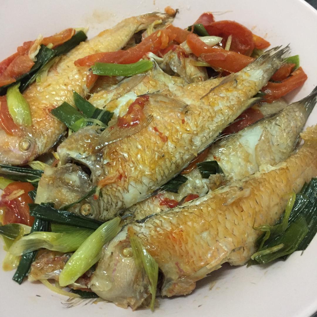 潮汕马头鱼半煎煮