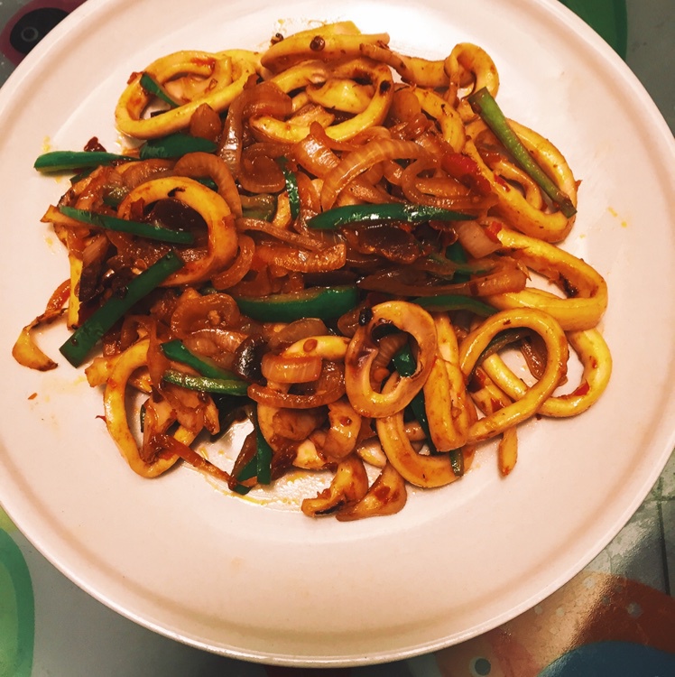 酱爆鲜鱿