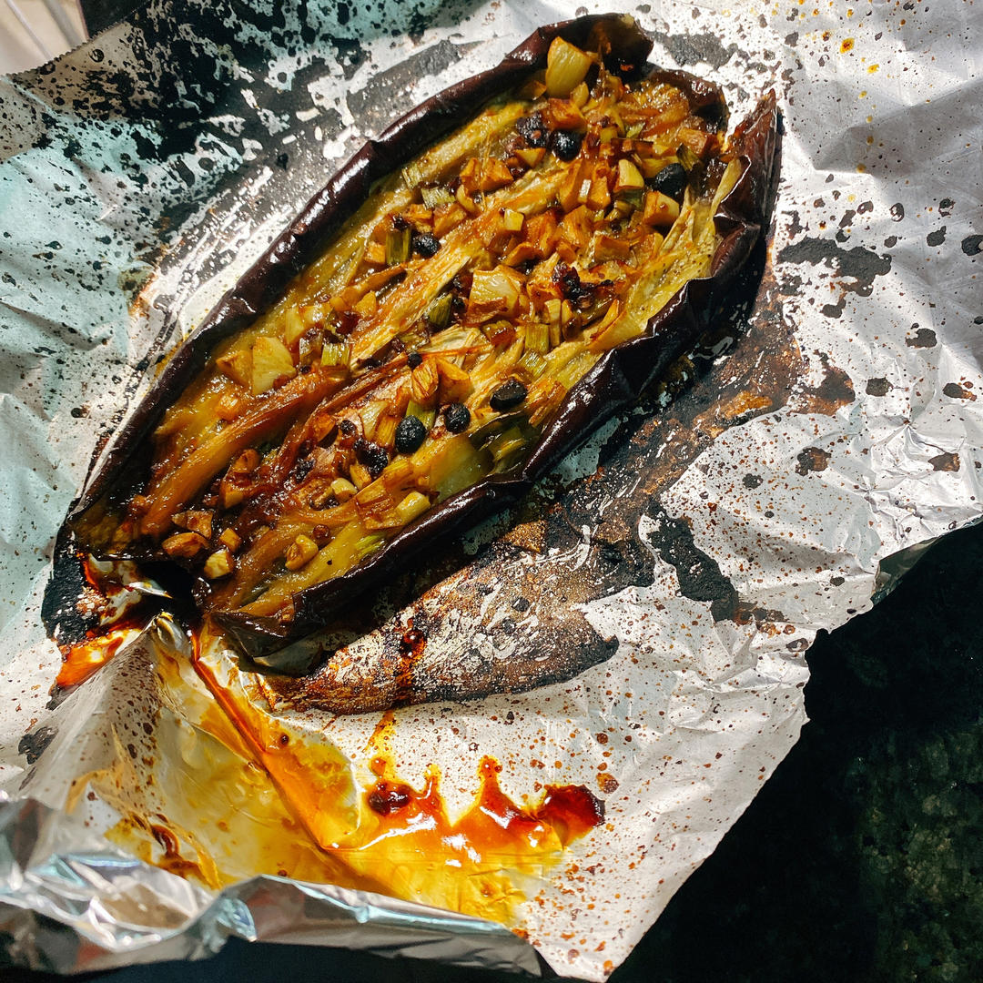 CC招牌菜销魂烤茄子，百吃不厌！