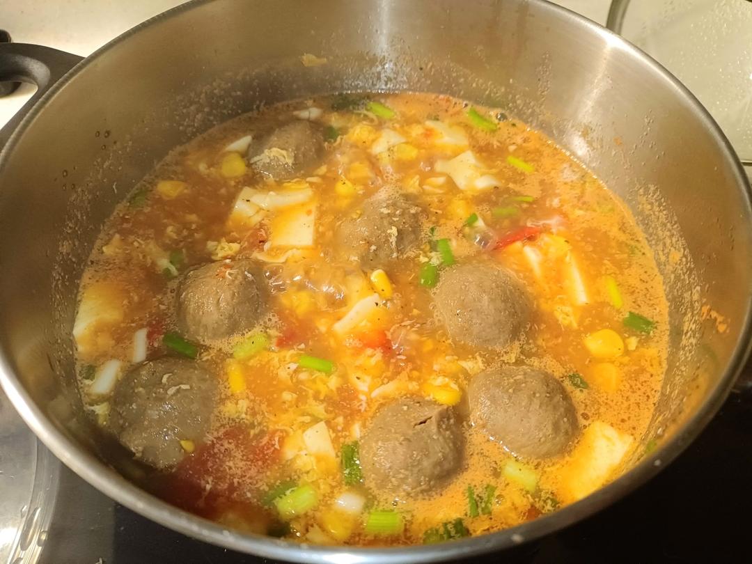 番茄土豆牛肉丸