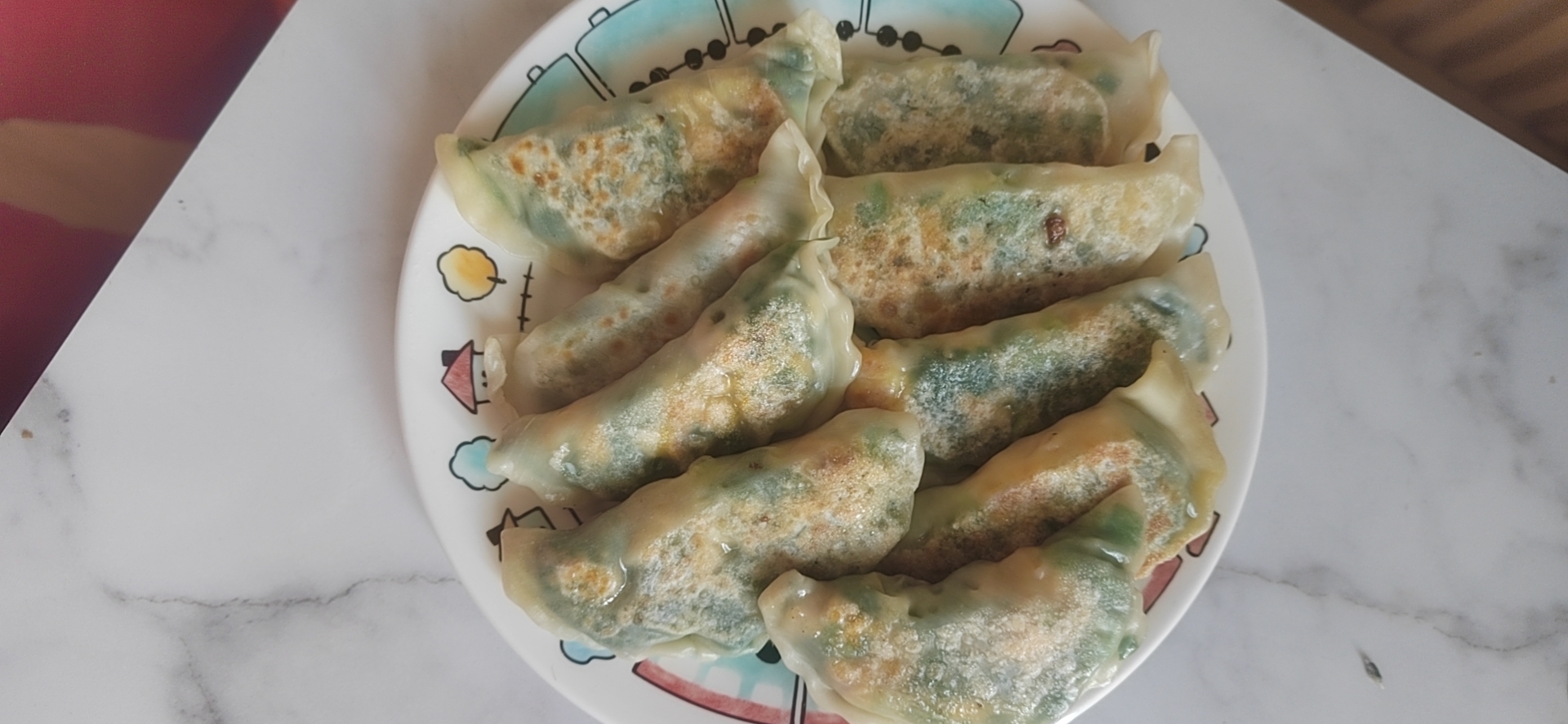 饺子皮秒变韭菜盒子韭菜饼的做法 步骤11