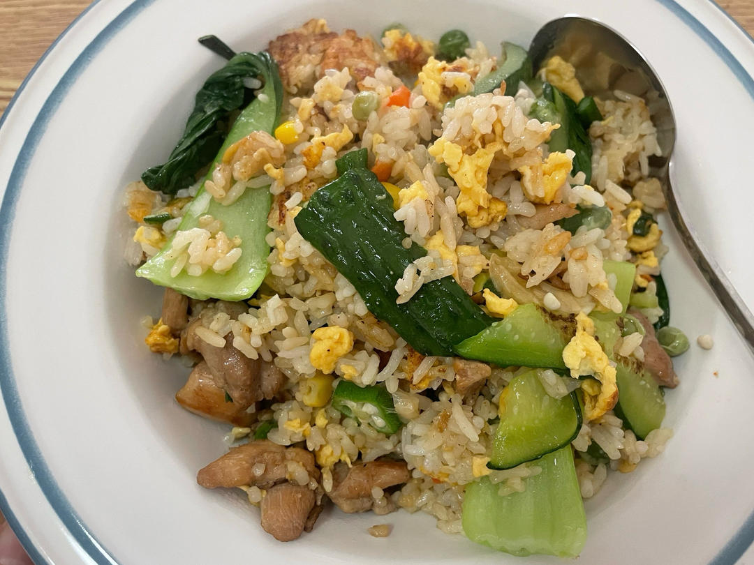 必胜客同款「日式照烧鸡腿炒饭」