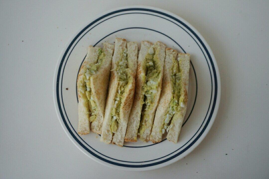 牛油果鸡蛋三明治