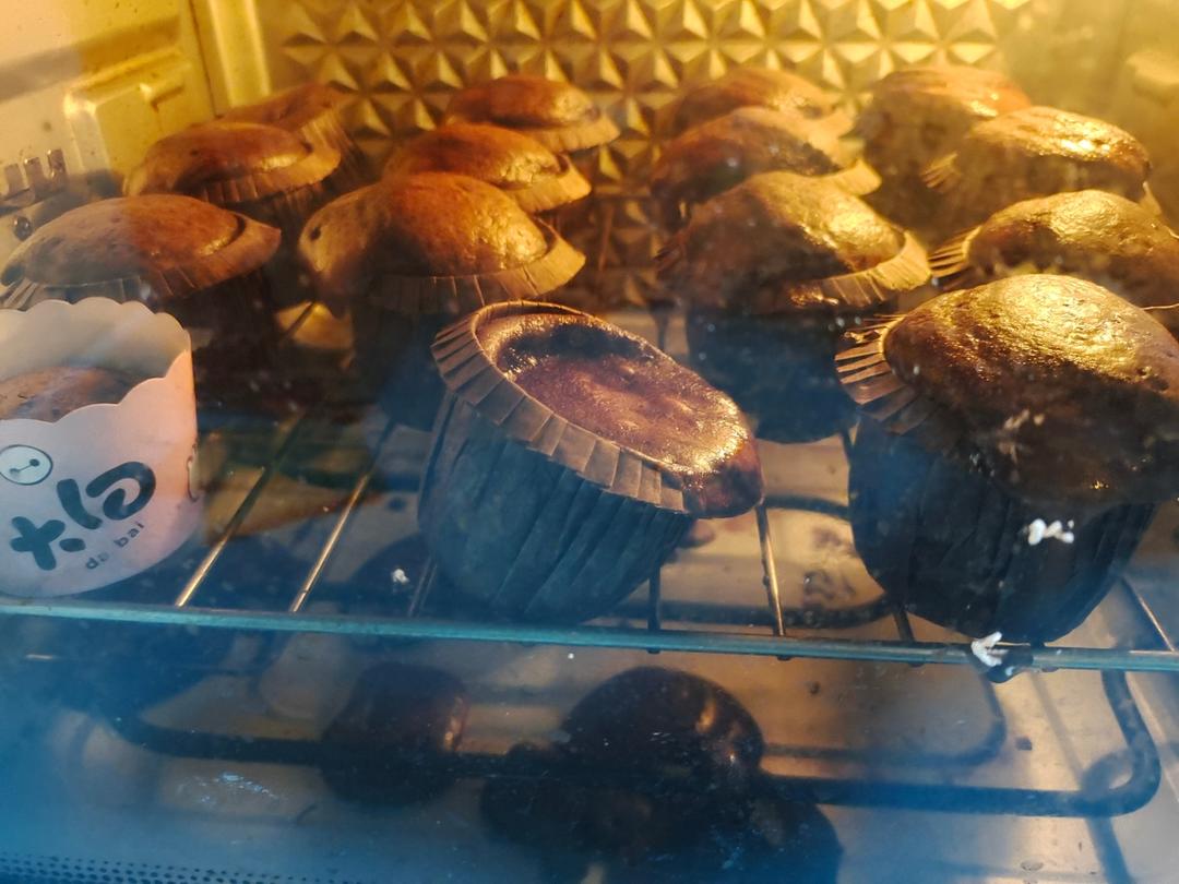 巧克力马芬（无泡打粉）三个步骤