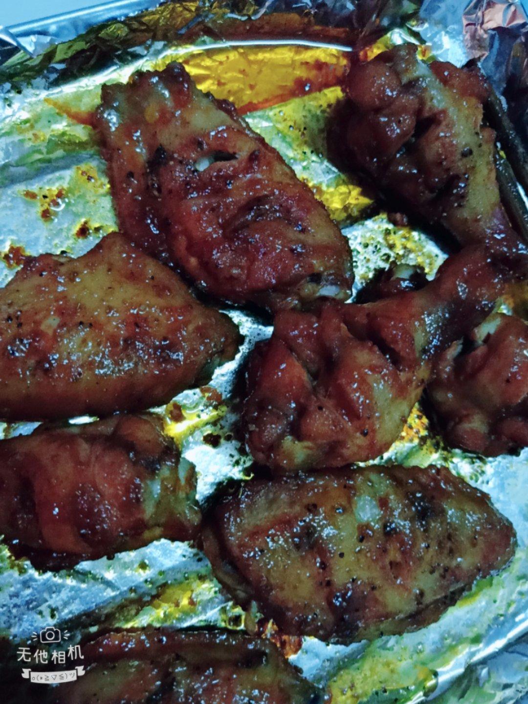 蜜汁烤鸡翅（烤箱版奥尔良烤翅）【诱食】